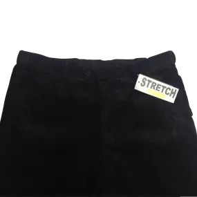 MENS CORDUROY PANTS Trousers Cords Casual STRETCH COTTON Size 32""-44"" Adjustable - Black (99) - 97 (38"")