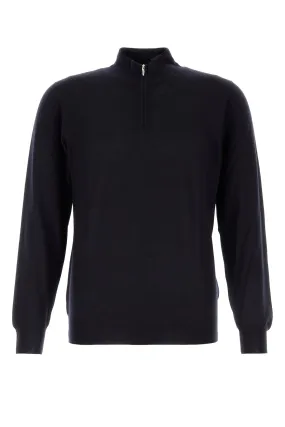 Midnight blue wool Favonio sweater