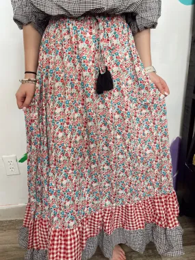 Mix It Up Floral Maxi Skirt