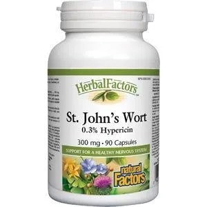 Natural Factors St. John's Wort Extract 300 mg (90 Capsules)