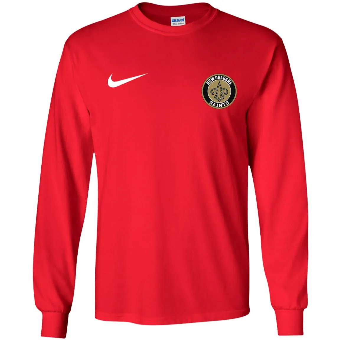 Nike New Orleans Saints Nfl Football Men Long SLeeve Shirt