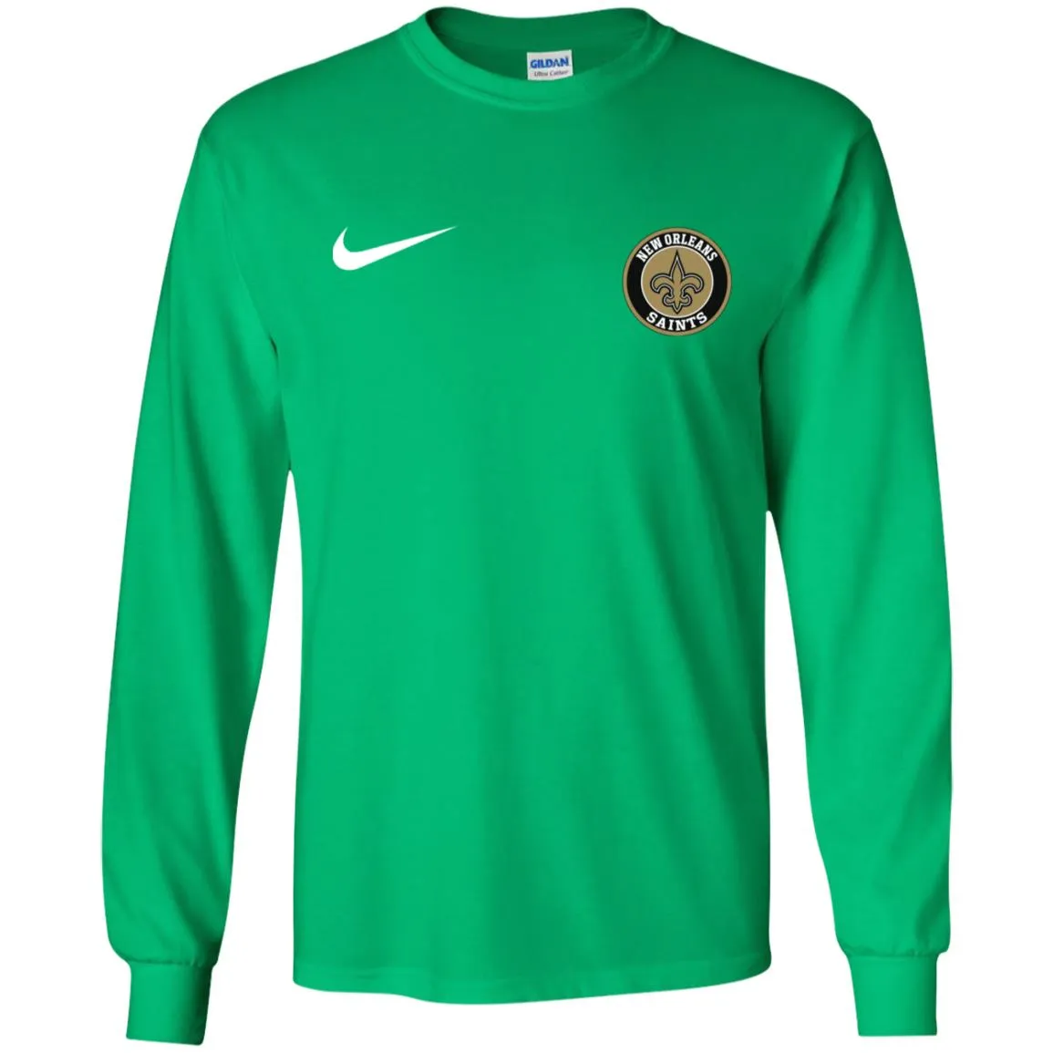 Nike New Orleans Saints Nfl Football Men Long SLeeve Shirt