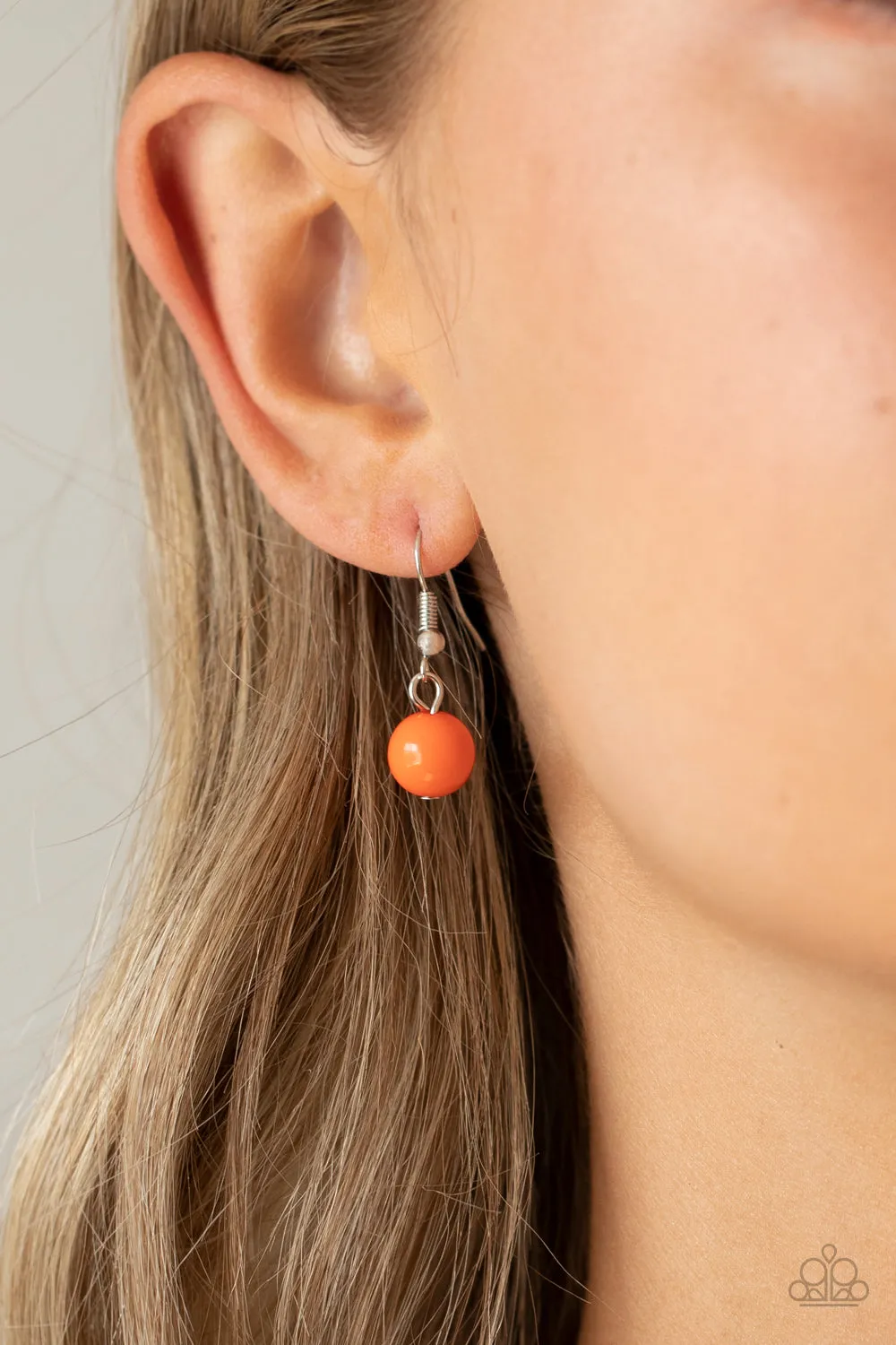 Paparazzi Layer After Layer Orange Short Necklace