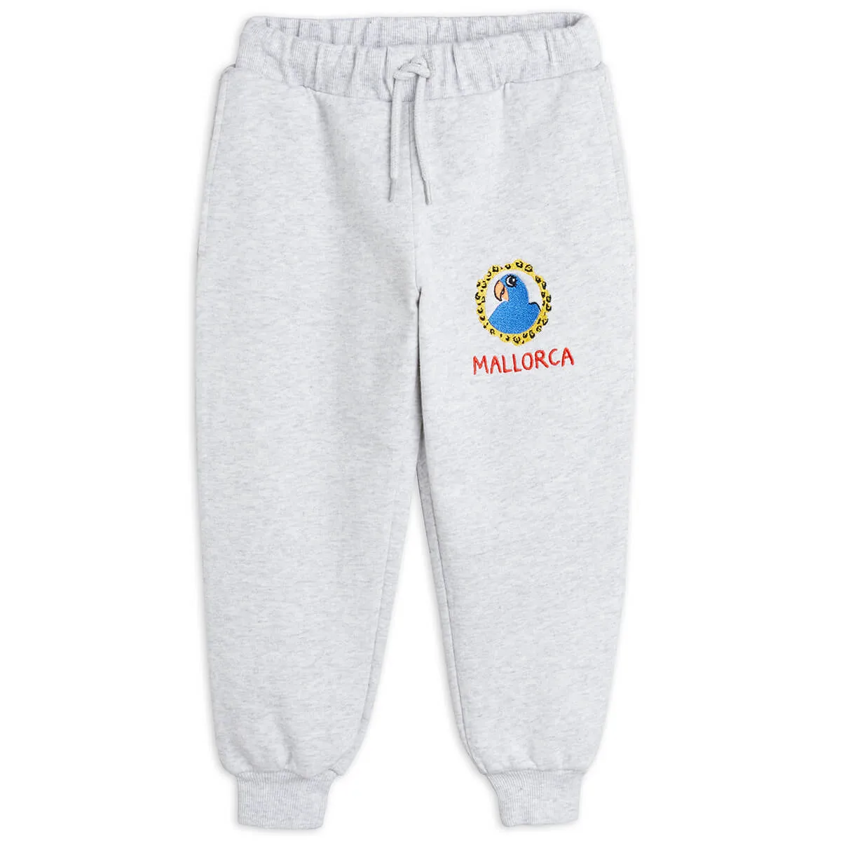 Parrot Embroidered Sweatpants by Mini Rodini