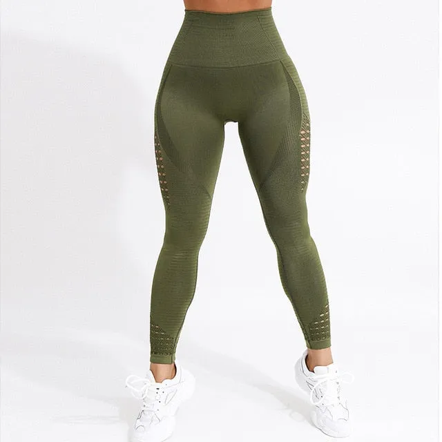 Push Up Seamless High Waist Workout Leggings