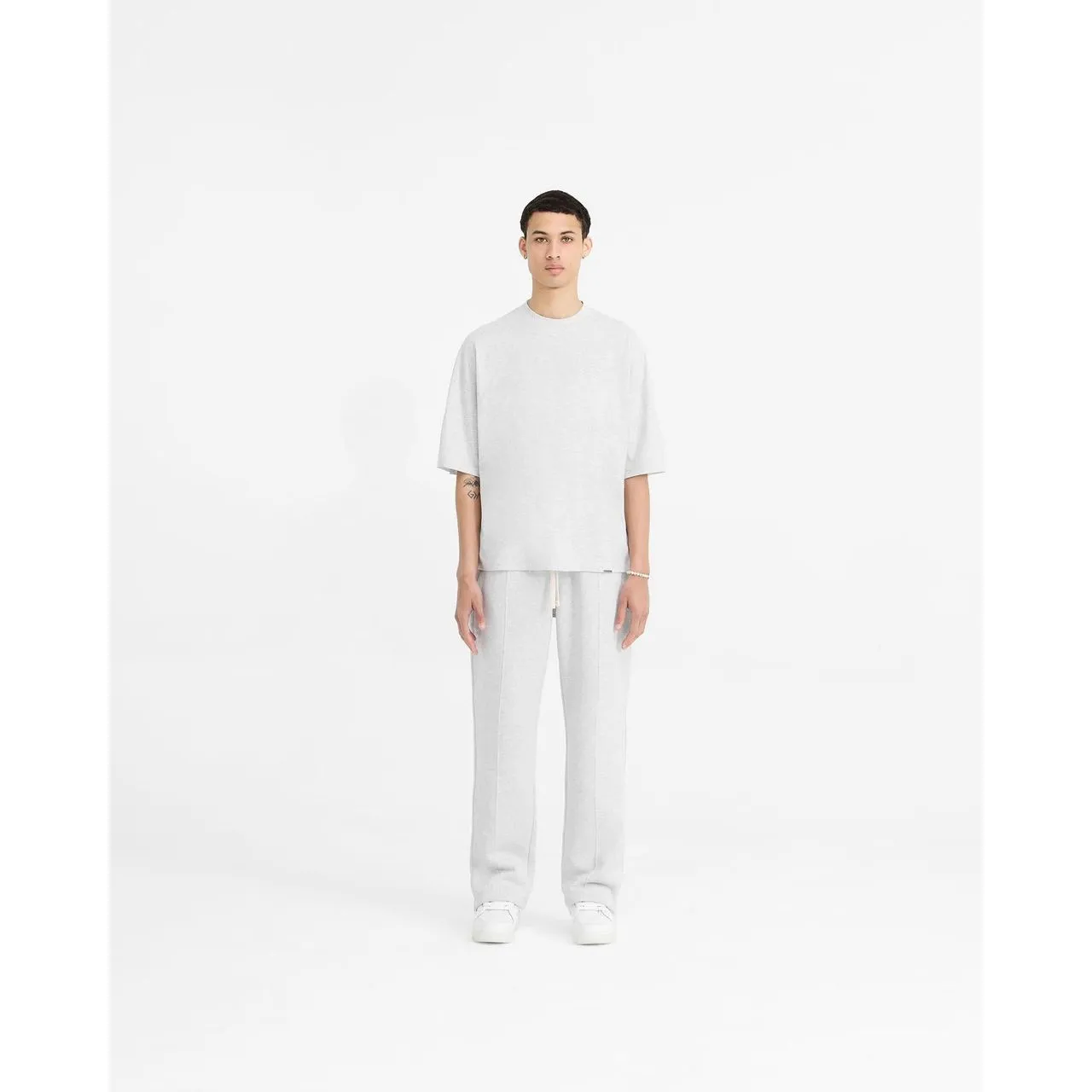 Represent Initial Sweatpants Ice Grey Marl