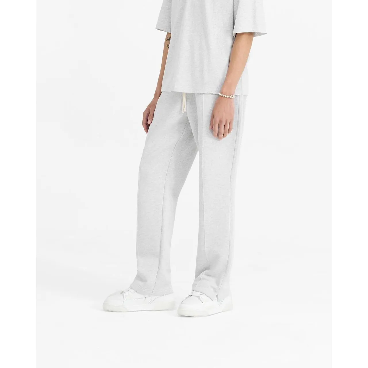 Represent Initial Sweatpants Ice Grey Marl
