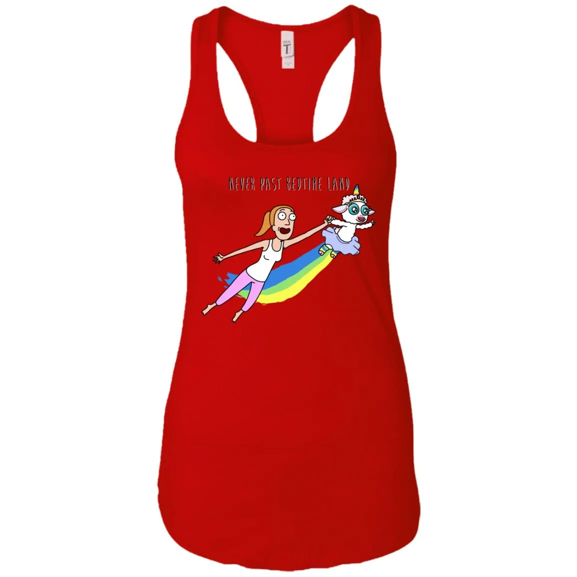 Rick And Morty Summer Never Past Bedtime Land Women Tank