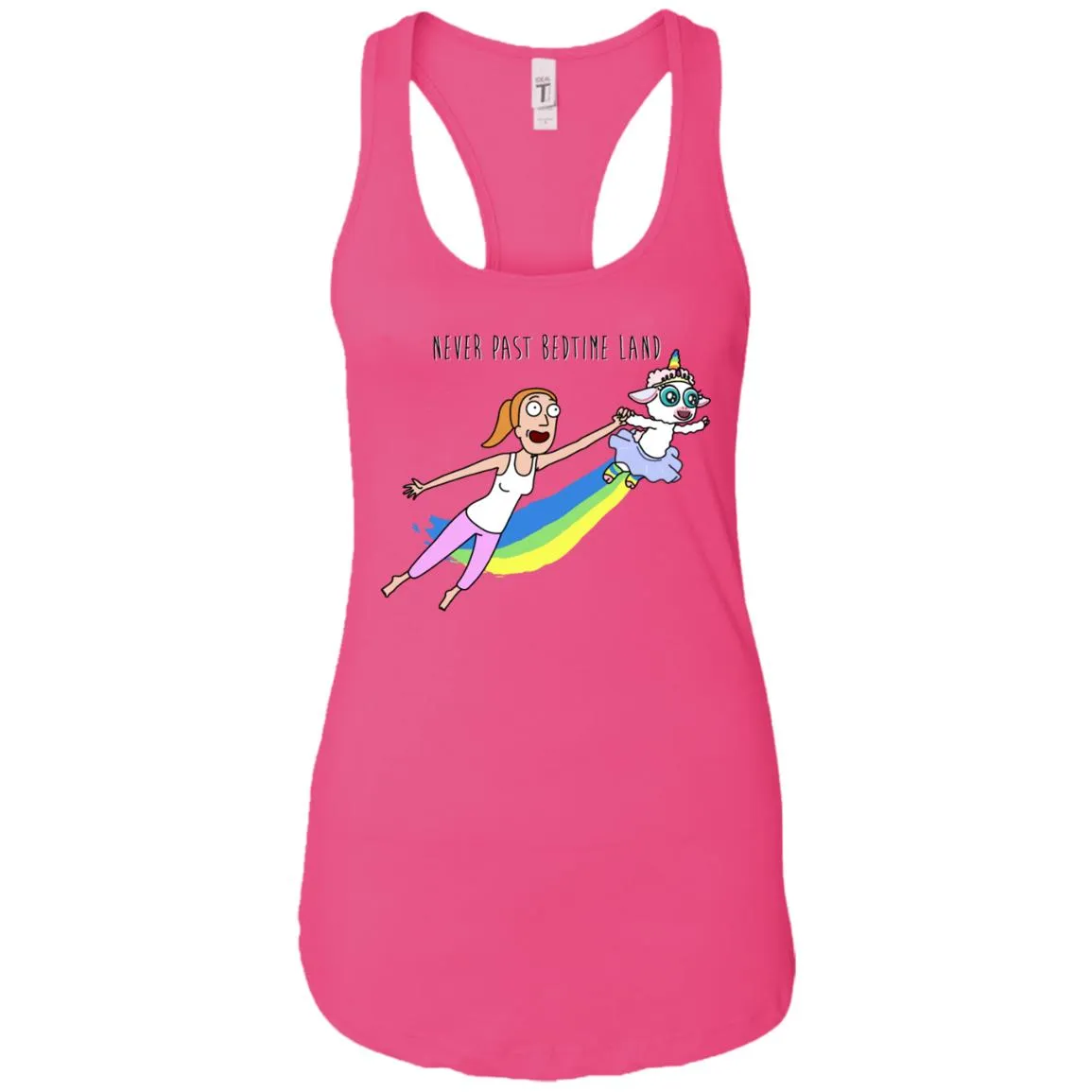 Rick And Morty Summer Never Past Bedtime Land Women Tank