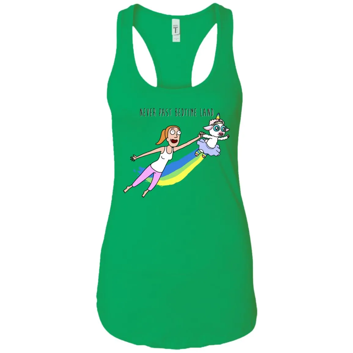 Rick And Morty Summer Never Past Bedtime Land Women Tank