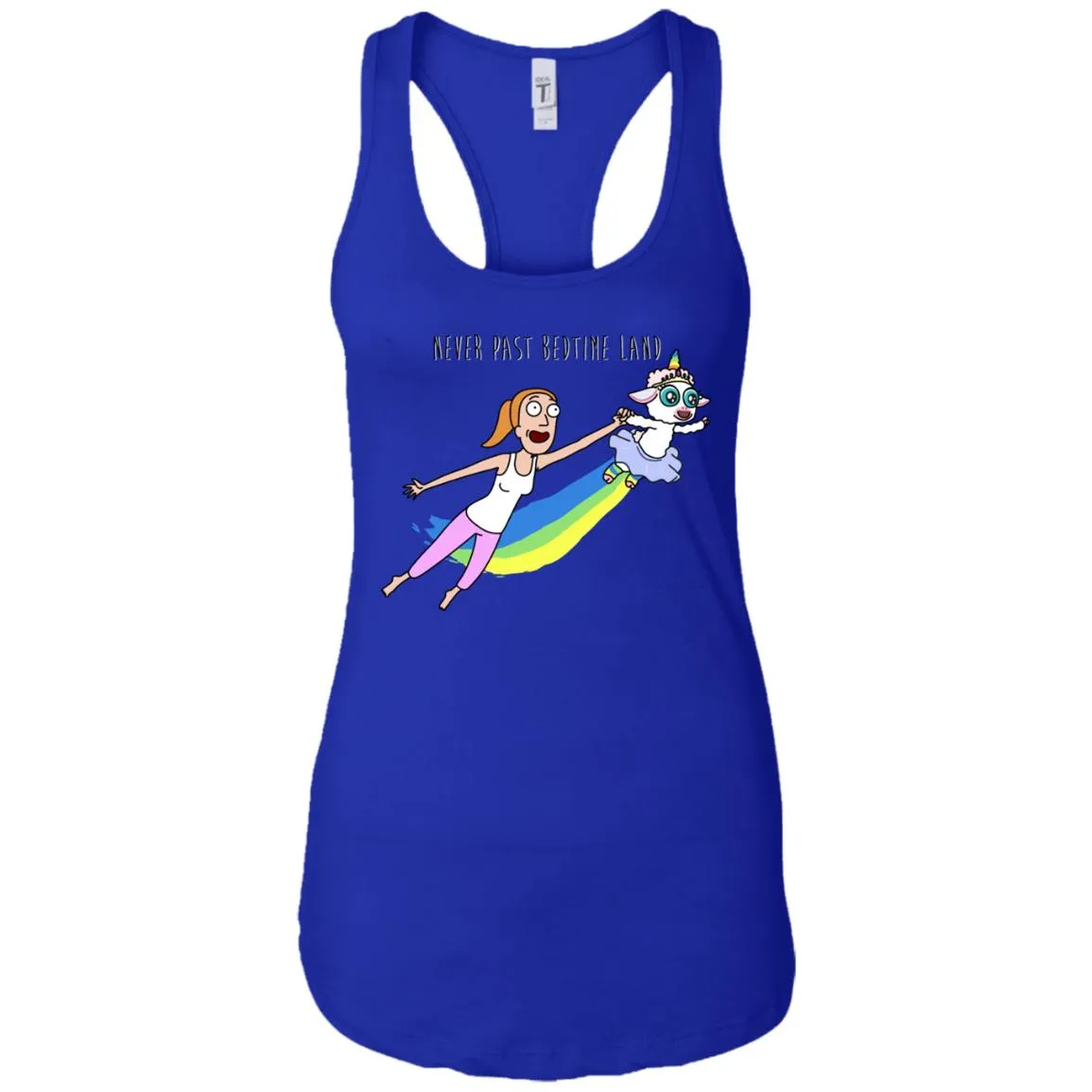 Rick And Morty Summer Never Past Bedtime Land Women Tank