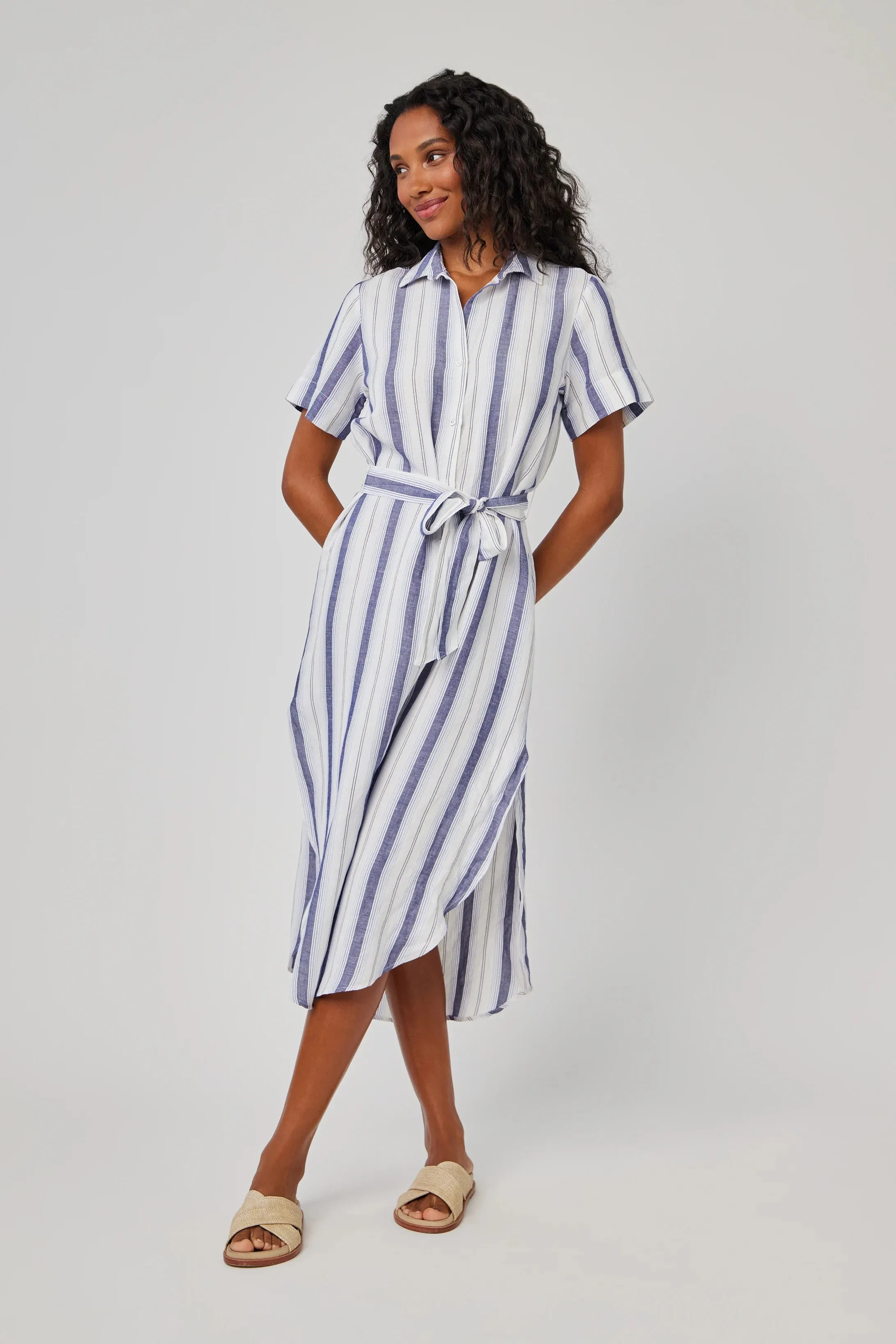 Rounded Hem Maxi Skirt Dress