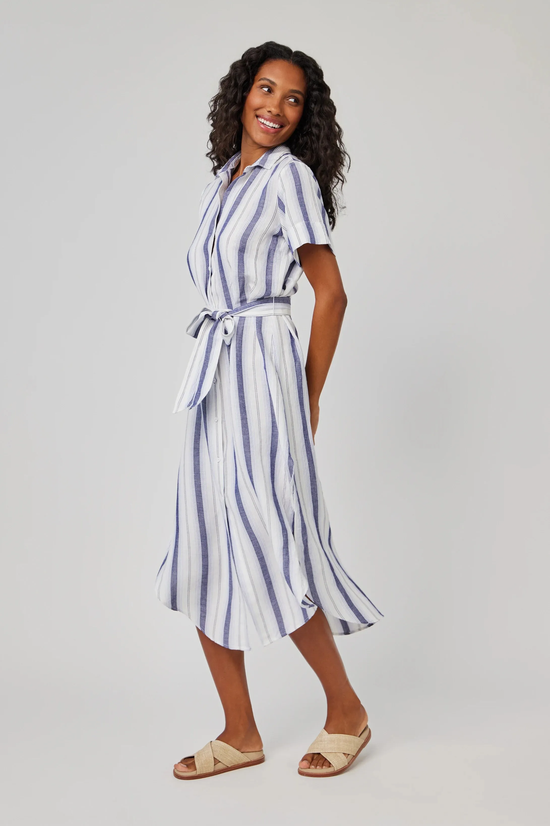 Rounded Hem Maxi Skirt Dress