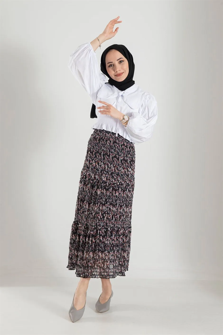 Sarah Ditsy Maxi Skirt