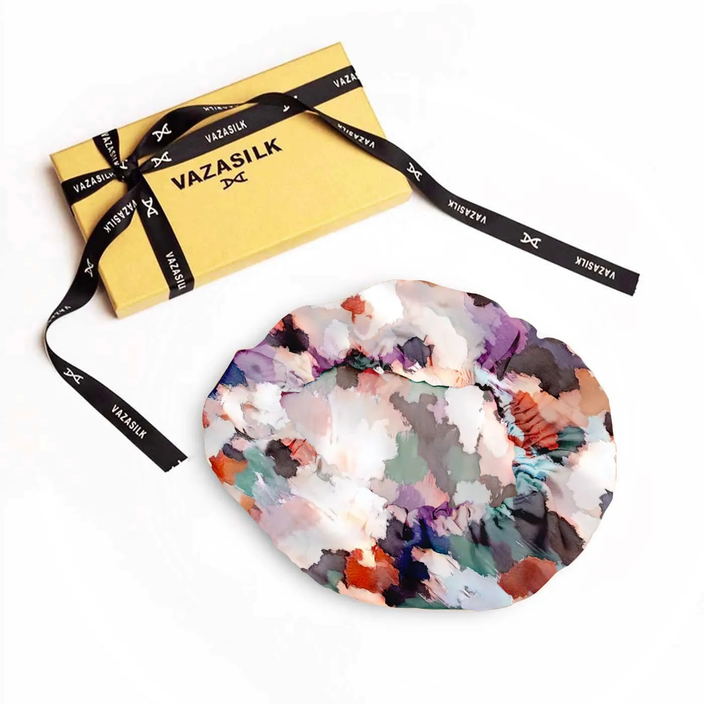 Single Layer Silk Bonnet - Patterned
