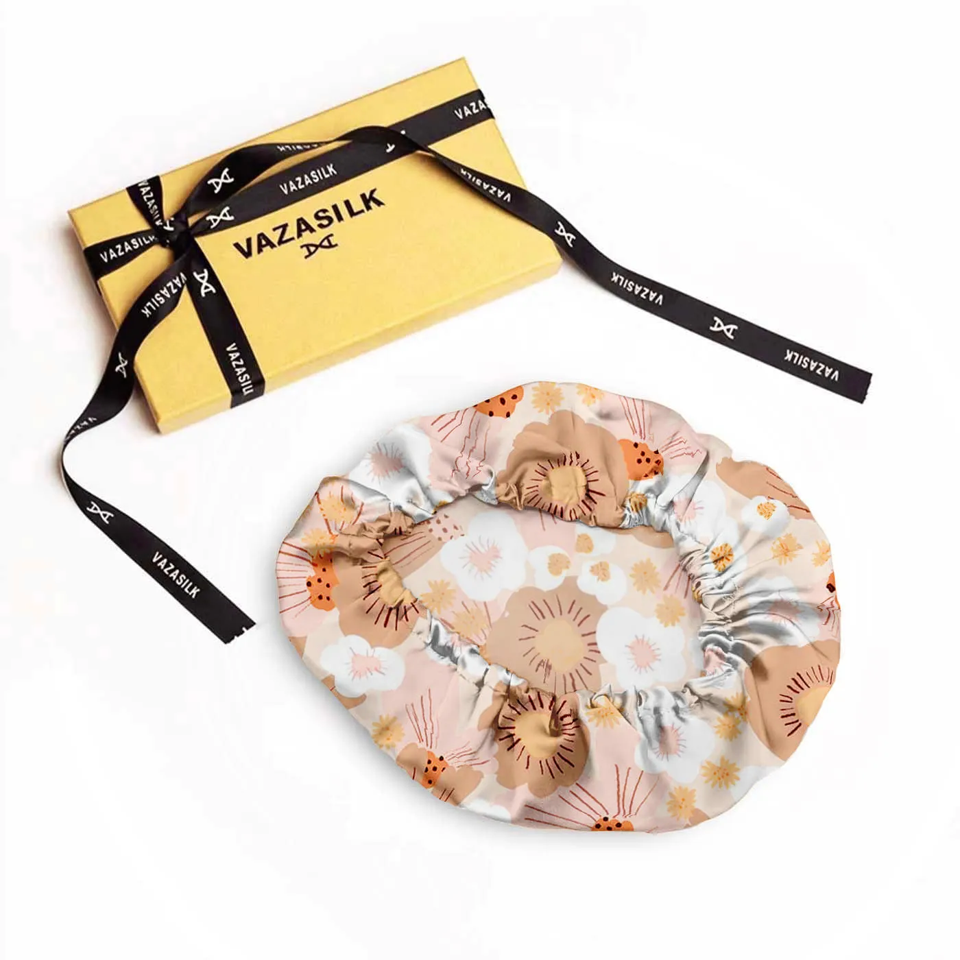 Single Layer Silk Bonnet - Patterned