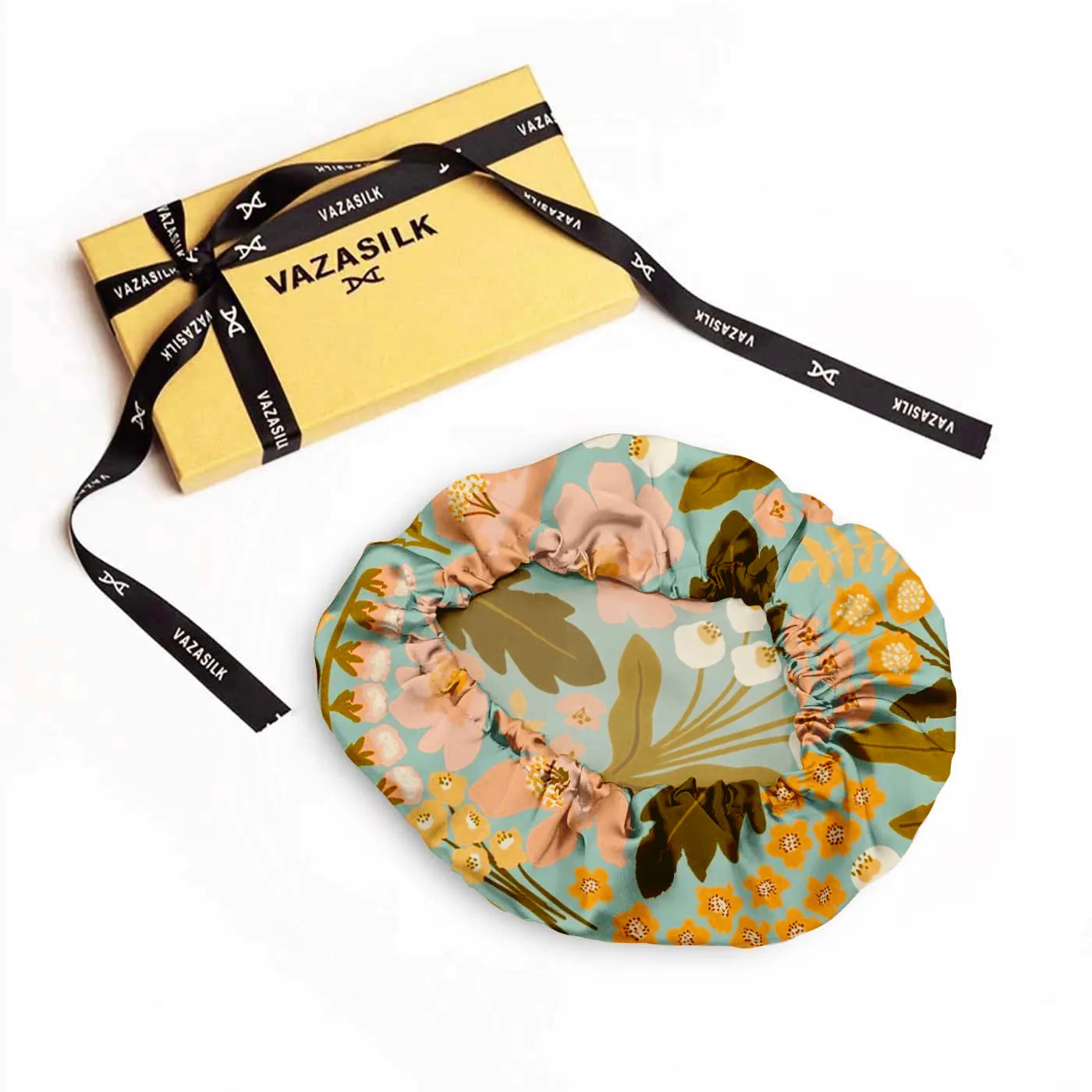 Single Layer Silk Bonnet - Patterned