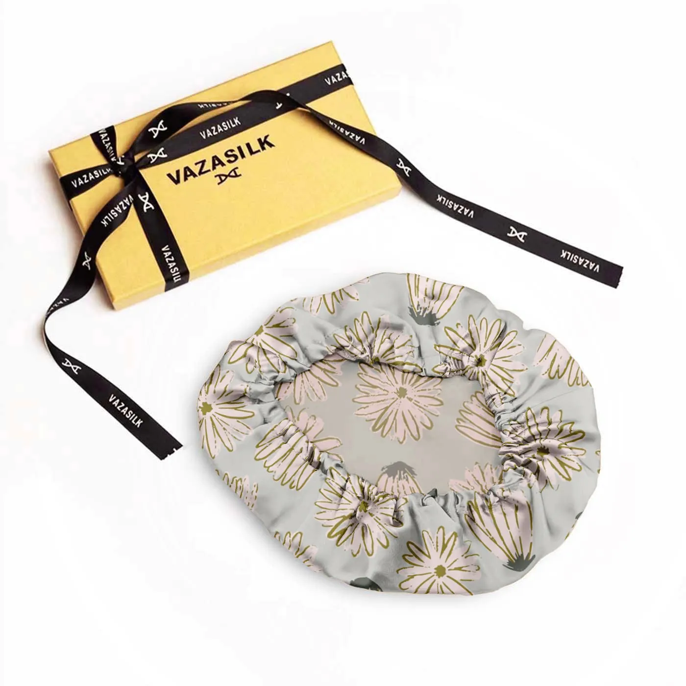 Single Layer Silk Bonnet - Patterned