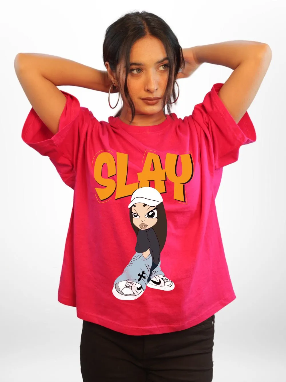 SLAY Printed Womens Drop Shoulder T-shirt Legacy Boutiques Bangladesh