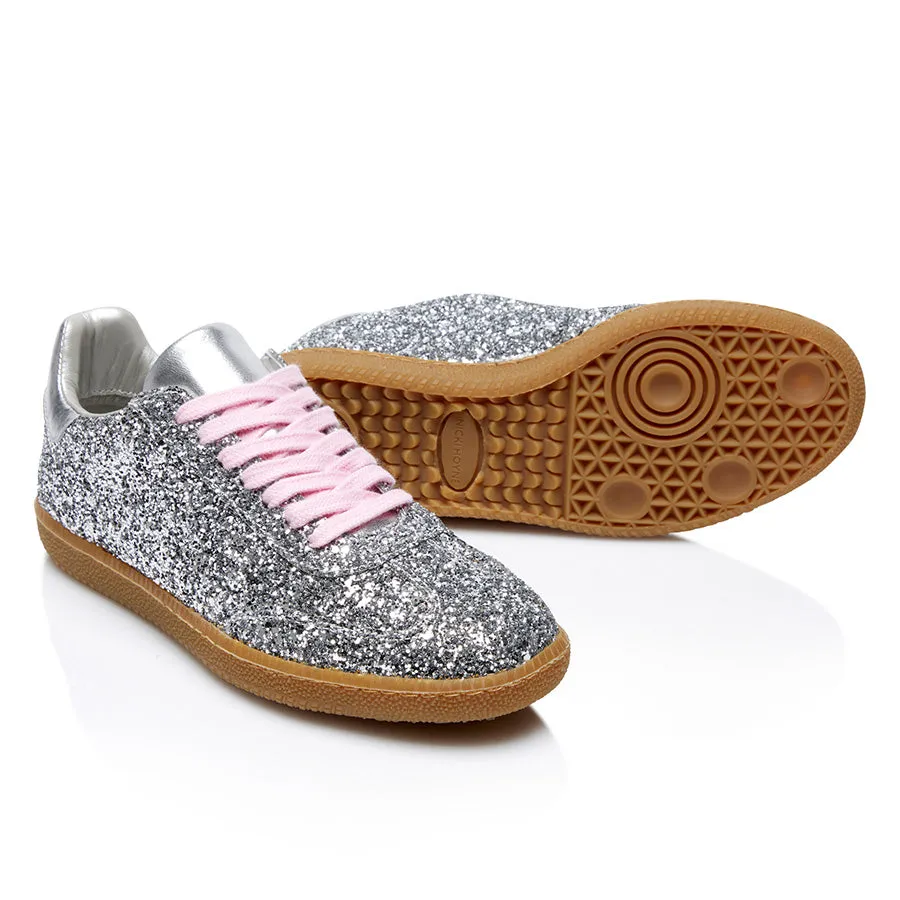 Sporty Trainer - Glitter Silver