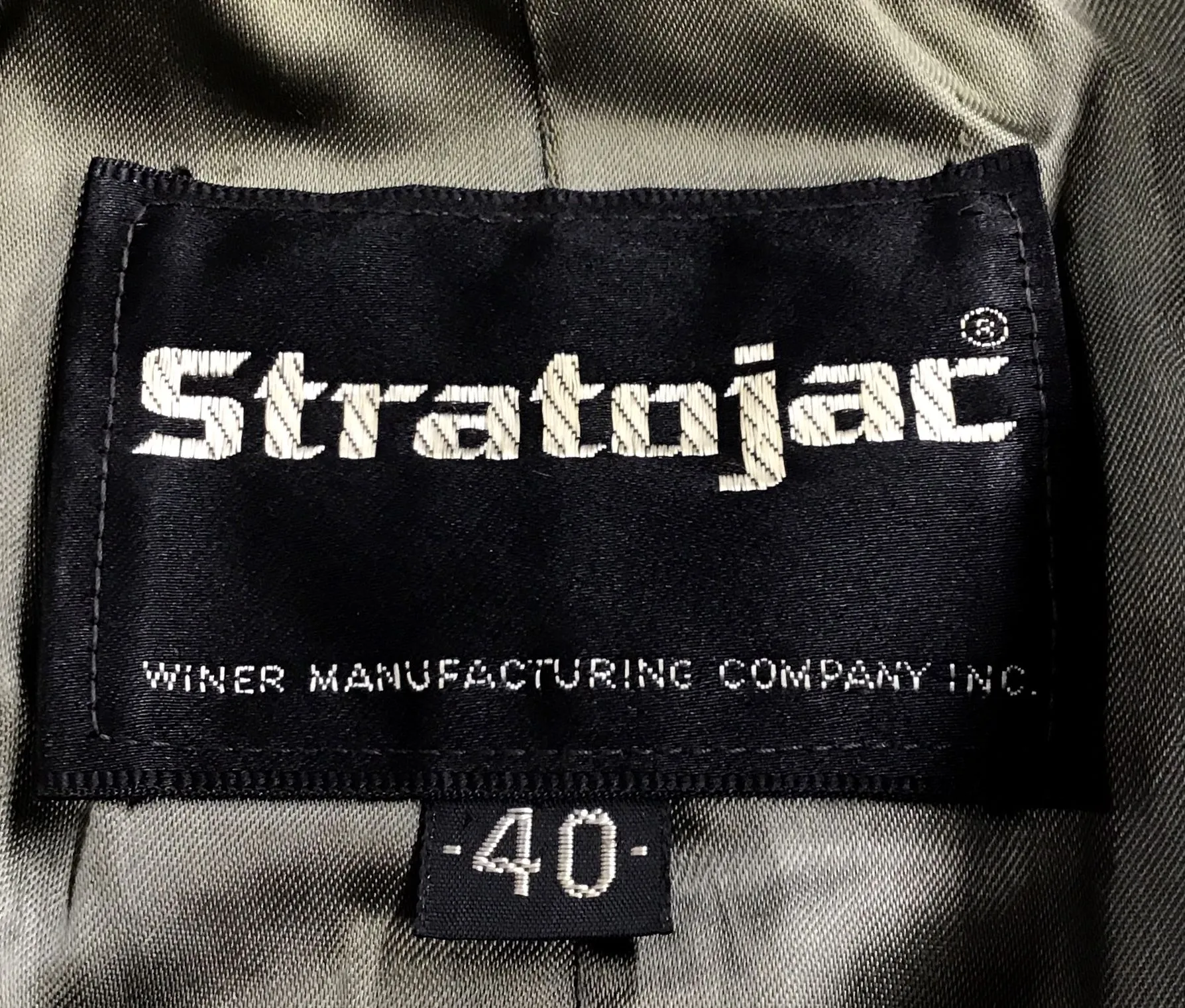Stratojac Men's Brown Single-Breasted Overcoat - Size 40