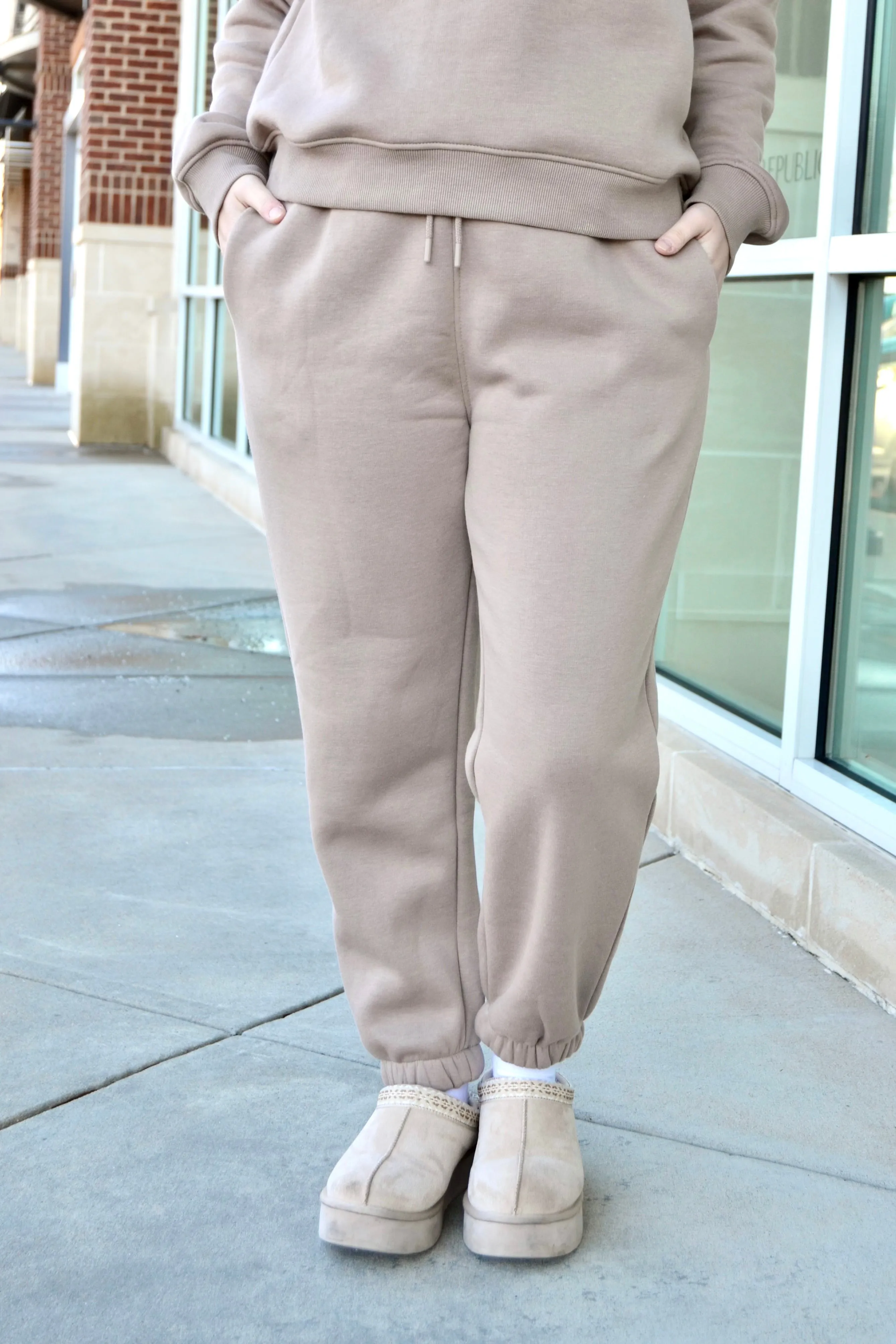 Toast fleece billow pants