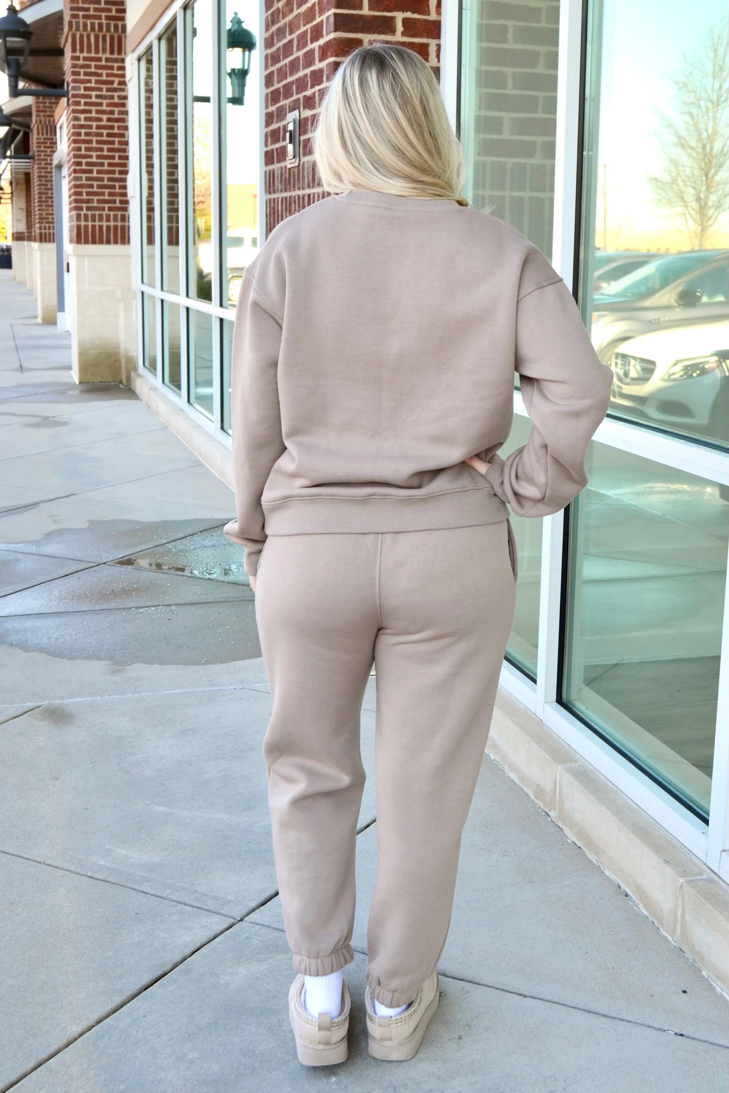 Toast fleece billow pants