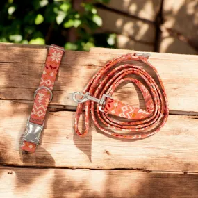 Ugly Sweater in Pink | Collar and Leash Set