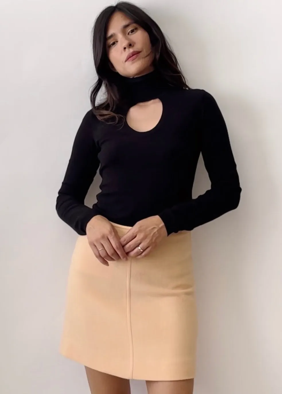 Vintage Moschino Keyhole Turtleneck