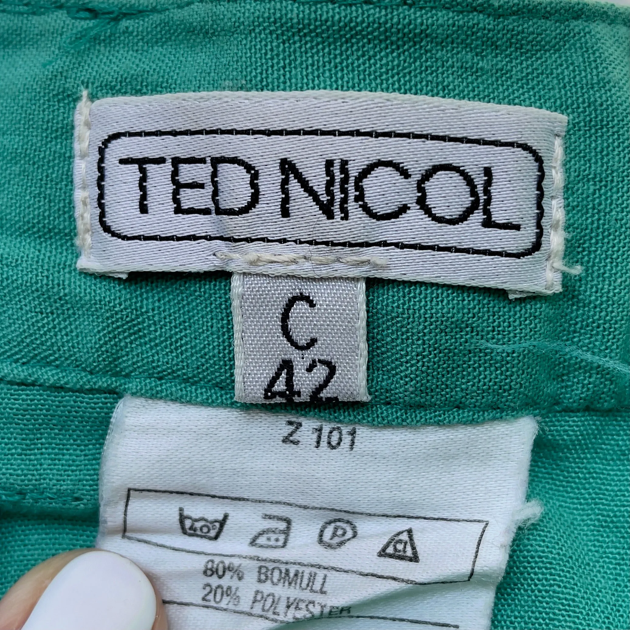 Vintage Teal Bermuda Shorts