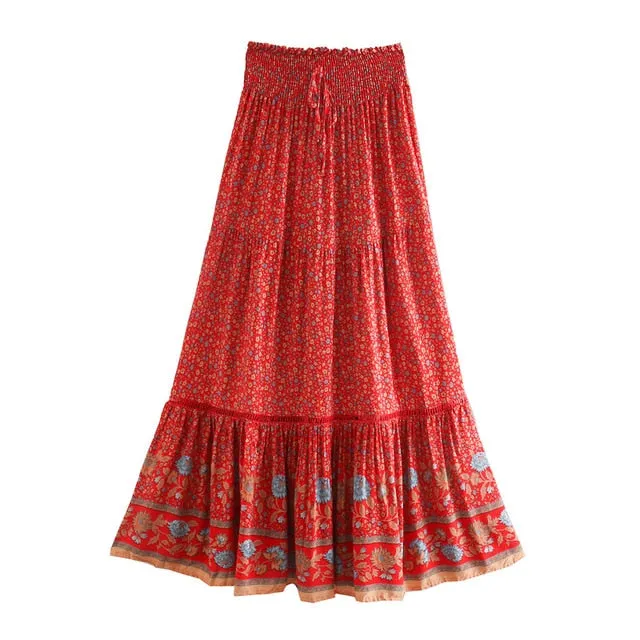Wild Rose Maxi Skirt