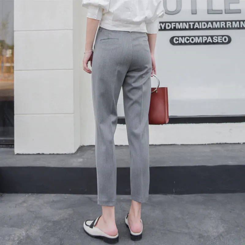Women's Autumn Casual Ankle-Length High Waist Pants
