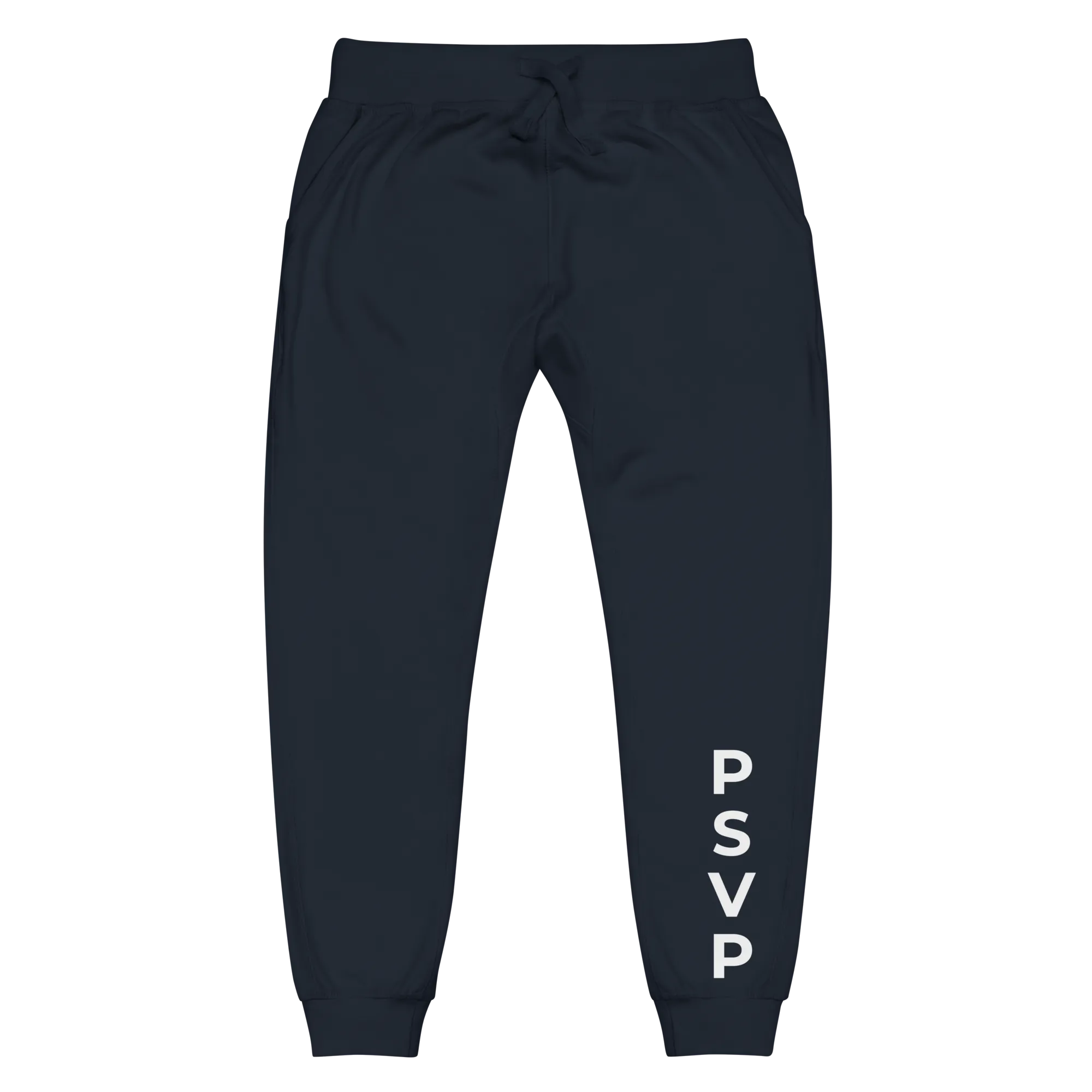Women's Fleece Navy Sweatpants - PSVP